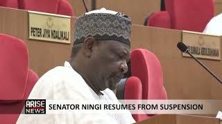 SENATOR NINGI RESUMES FROM SUSPENSION