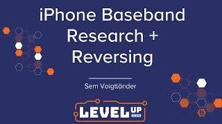 iPhone Baseband Research + Reversing by Sem Voigtländer