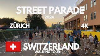  Zurich Switzerland Street Parade 2024 Worlds Largest Techno Party 4K So Much Rubbish