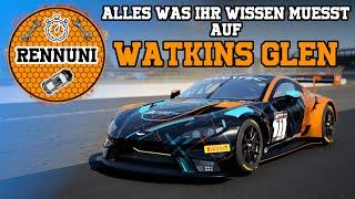 RENNUNI Watkins Glen - Alles was ihr WISSEN müsst - TIPPS und TRICKS - ACC Guide