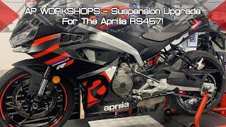 AP Workshops - Aprilia RS457 Suspension and Brake Upgrades - Road Test !