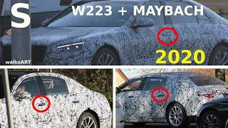 Mercedes Erlkönig S-Klasse S-Class W223 + Mercedes-Maybach S Türgriffe - door handles * 4K SPY VIDEO