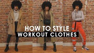 HOW TO STYLE: Workout Clothes Outside of the Gym! WINTER LAYERING!