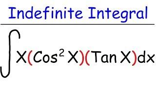 Indefinite Integral