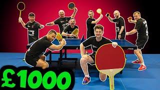 WORLD'S CRAZIEST TABLE TENNIS TOURNAMENT | WIN GET £1000!!!