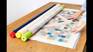 How to Baste a Quilt Using Pool Noodles