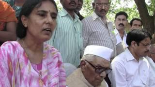 Vimalakka speech in Freedom fighters Bus Yathra for Telangana at Mancherail