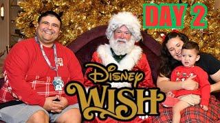 Disney Wish Day 2 - Very Merrytime Christmas Cruise Vlog 2024 - World Of Marvel Restaurant