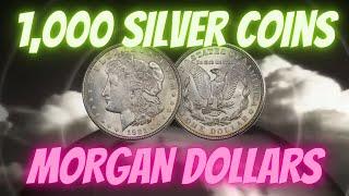 1,000 Silver Dollars - 1921 Morgan Silver Dollar