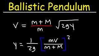 Ballistic Pendulum - Conservation of Momentum