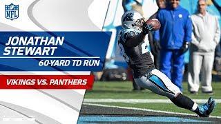 Jonathan Stewart's 60-Yd TD Run Set Up by Daryl Worley's INT! | Vikings vs. Panthers | NFL Wk 14