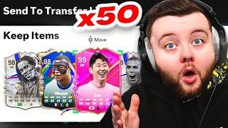 INSANE 98+ PACKED! OPENING 50 x 84x10 FUTTIES PACKS - FC24!