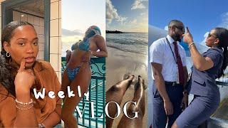 Barbados + London vlog | Jamaican Food In London + Nights out in The Pub & The Gap