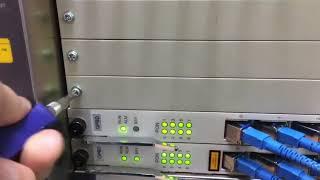 Huawei OLT How to install a new GPON Service board Card