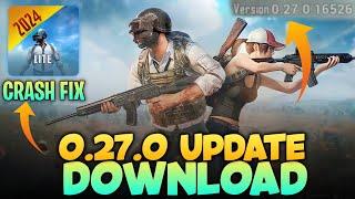 PUBG Lite 0.27.0 DOWNLOAD Beta Hare | Crash Fix | Pubg Lite New Update 0.27.0 Features Today 2024