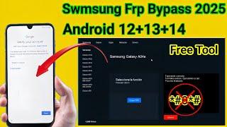 All Samsung Frp Bypass 2025 (100% Working) Android 12-13-14 Latest Update Frp Unlock
