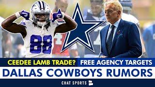 Dallas Cowboys Rumors: Trevon Diggs Injury, CeeDee Lamb Trade & Free Agent Targets | Mailbag