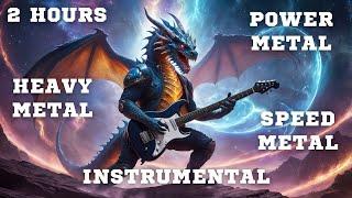 Space Forge: Epic Instrumental Heavy, Power & Speed Metal | 2+ Hour Mix