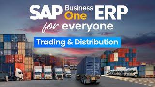 ERP for Trading and Distribution Industry | SAP Business One for Everyone | SoftCore Solutions