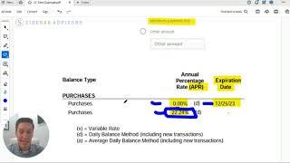 Reading a Credit Card Statement & Avoiding Paying Interest