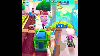 Talking Tom Hight score vs Tom time Rush motocross super fast