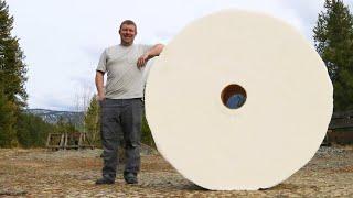 UNBOXING WORLD'S LARGEST TOILET PAPER ROLL