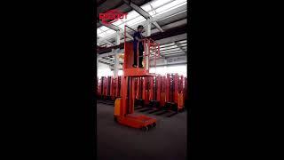 REDDOT Durable 200kg Capacity Semi Electric Aerial Work Platform Order Picker Reclaimer