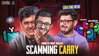 Mortal Became CarryMinati & Stabbed Him in Among Us