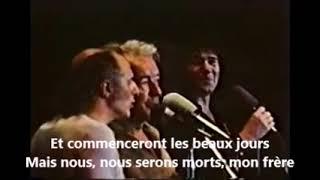 Félix Leclerc, Gilles Vigneault, Robert Charlebois - Quand les hommes vivront d'amour (paroles) 1974