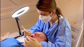 ASMR Dentist Teeth Tapping and Teeth Cleaning on a [Real Person] Dentist Cleans Your Teeth Roleplay