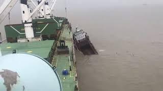 Collision at Chittagong Anchorage.29th September 2018