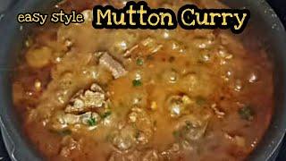 easy style Mutton Curry || మటన్ కర్రీ || simple recipe || Andhra Style || it's hanvi