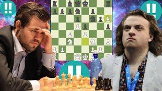 Hans Niemann vs Magnus Carlsen chess game 123