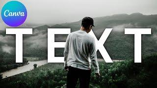 How To Create Text Behind A Person In Canva