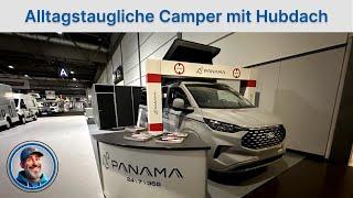 4x PANAMA: Alltagstaugliche Camper mit Hubdach auf Ford Basis