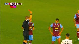 Anass Zaroury RED CARD Vs Manchester City