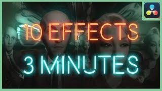 10 Creative Effects in 3 Minutes Using The Depth Map | DaVinci Resolve 18 Studio |