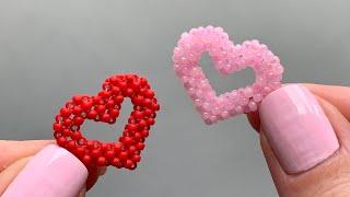 ️ Easy Beaded Heart Craft with a Hole Tutorial 