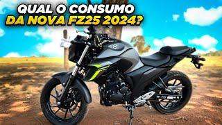 Qual o consumo da Fazer FZ25 2024? Foi oque testei hoje pra vocês