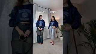 Baggy jeans or skinny jeans?  #fashion #style #ootd #outfitideas #jeans #outfit #grwm