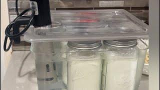 Homemade Sous vide yogurt