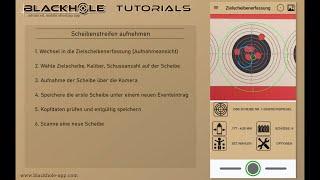 Blackhole Tutorial - Aufnehmen und speichern von Schießscheiben (Teil 1)