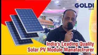 Goldi Solar Panel| Solar Panel System for Home | Solar Energy Model | Renewable Energy Expo