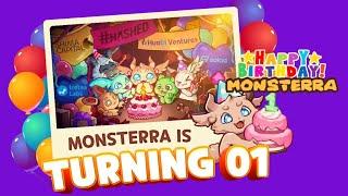 MONSTERRA 1st ANNIVERSARY EVENT  CRYPTO GAME FREE TO PLAY AND EARN