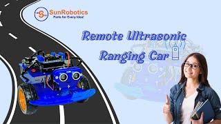 How To Make Remote Ultrasonic Ranging car with LCD | SunRobotics | Arduino Project | Science Project