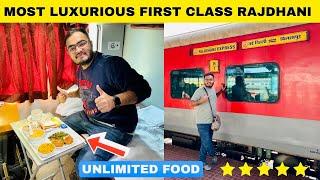 Rajdhani Express First Class Coupe Journey with Food Review | Bilaspur New Delhi Rajdhani Express