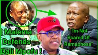 Malema COMES To The defence of MPOFU | " HE DIDN'T SAY DONATIONS"  !!