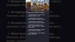 Ароматические масла и их свойства. #медицина #здоровье #полезныесоветы