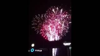 Ball park fireworks!