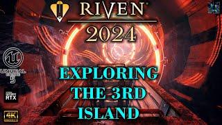 Riven Remake (2024) 3rd Island Exploration - Crazy Ride Under the Sea! Gameplay in 4K